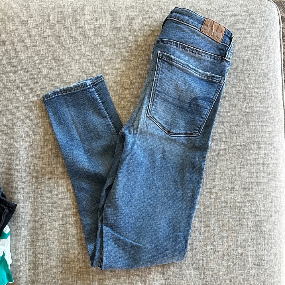 American Eagle Outfitters Blue Skinny Jeans